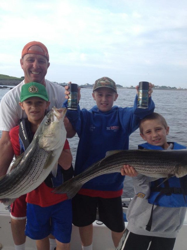 Garon Mailman from Wicked Tuna and his kids use the Fish Bomb